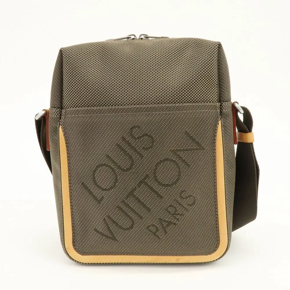 Louis Vuitton Damier Geant Citadin Crossbody Bag Brown